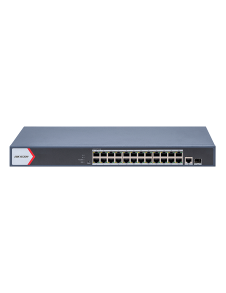 PoE Суич HikVision DS-3E1526P-EIV2 24 x Gigabit RJ45 PoE порта Smart управляем