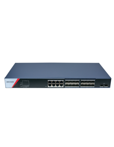 Суич HikVision DS-3E1726-SI-16F8T2X L2, Управляем 16 Gigabit SFP / 8 Gigabit порта