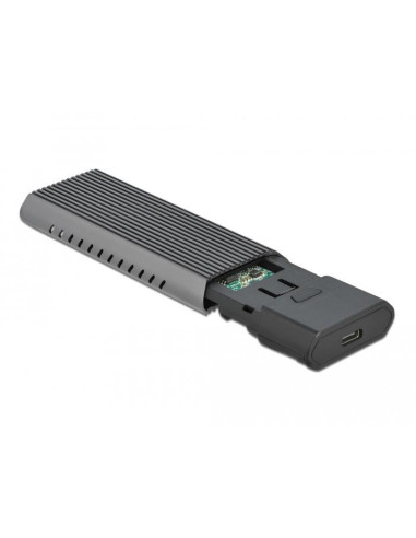 Външна стойка Delock, За M.2 NVMe PCIe или SATA SSD, USB-C 3.2 Gen 2, Инсталация без инструменти