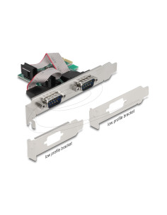 Delock PCI Express х 1 карта към 2 x сериен порт RS-232 мъж…