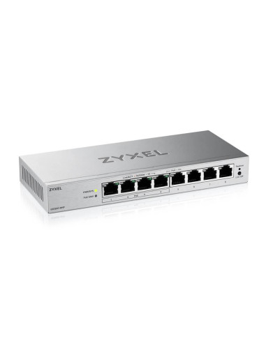 Суич ZyXEL GS-1200-8HPV3, 8 портов, Gigabit, webmanaged