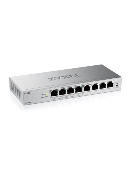 Суич ZyXEL GS-1200-8HPV3, 8 портов, Gigabit, webmanaged