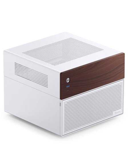 Кутия Jonsbo N4 NAS, m-ATX, Бяла