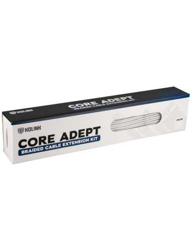 Комплект оплетени кабели Kolink Core, White