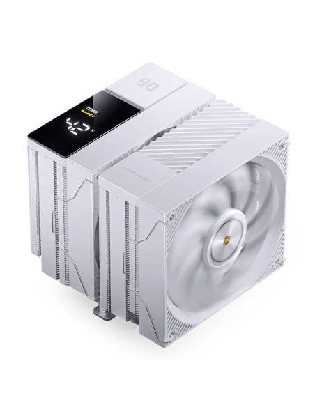 Охладител за процесор Jonsbo CC90 Dual Tower 130mm Display - Бял