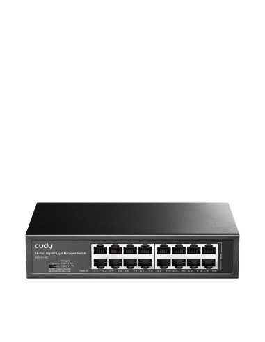 Суич Cudy GS1016E, 16 портов, управляем, 10/100/1000, CUDY Cloud APP, Метален корпус