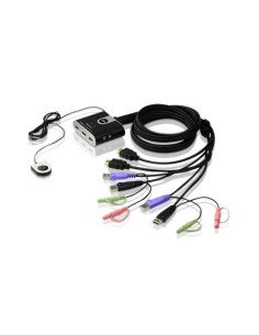 Превключвател KVM ATEN CS692, дву портов USB HDMI превключв…