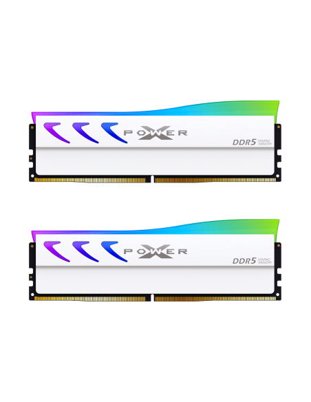 Памет Silicon Power XPOWER Storm RGB 32GB(2x16GB) DDR5 6000MHz CL36 - White