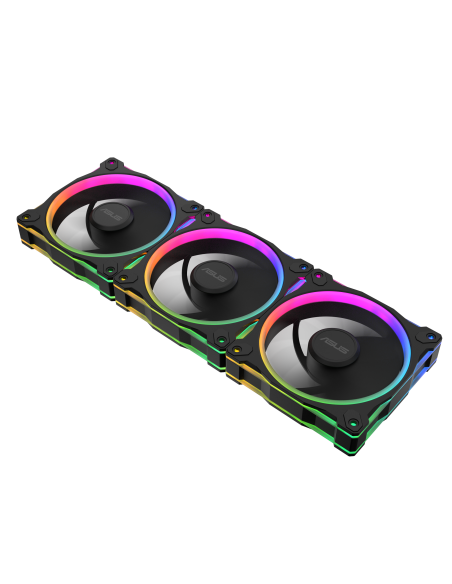 Комплект Вентилатори 3в1 ASUS PRIME MR120 ARGB Reverse Black Edition