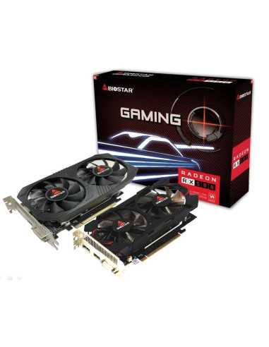 Видео карта BIOSTAR Radeon RX560, 4GB, GDDR5, 128 bit, DVI-I, HDMI, DisplayPort