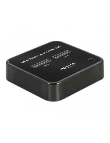 Външна стойка Delock M.2, 2 x M.2 NVMe, PCIe SSD, Функция клониране