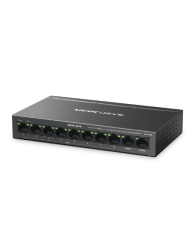 Hi-POE Суич Mercusys MS110CP 8xPOE+2 Gigabit Port