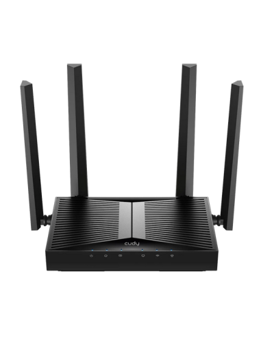 Безжичен рутер Cudy WR3600H, 1× 2.5GbE, 4× GbE, 2882 Mbps + 688 Mbps, 3.6 Gbps, Dual-Band Wi-Fi 7 , VPN Server and Client, 10/…