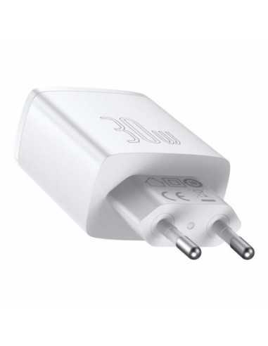 Baseus Compact Зарядно устройство 2U+C 30W EU