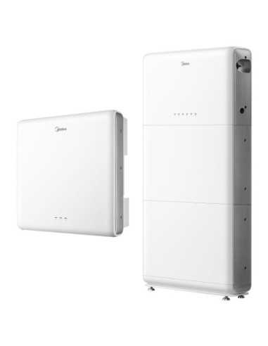 Трифазен хибриден инвертор Midea ESS M1-T10K + Батерийна система H1-10-E0
