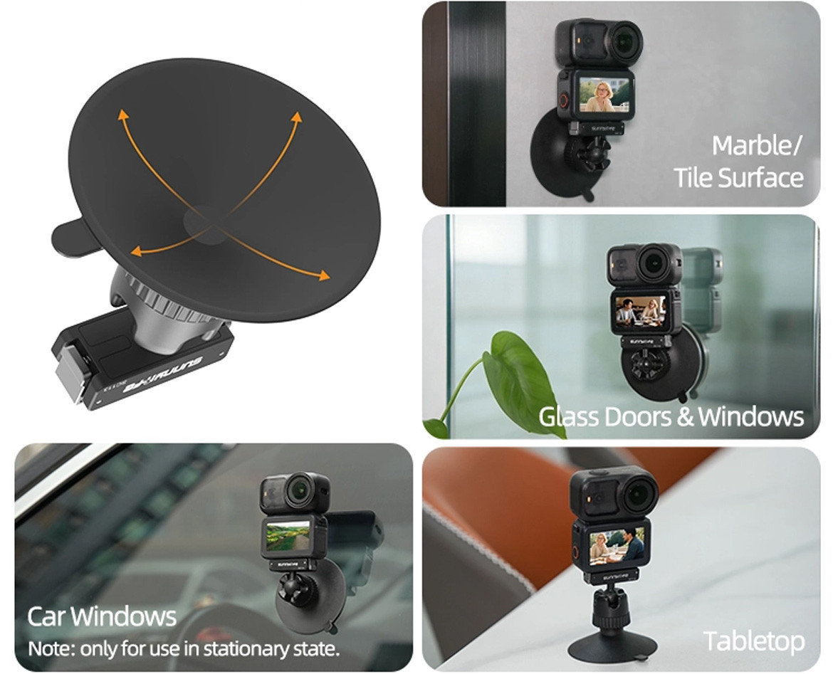 Sunnylife магнитен адаптер с Ball-Joint за DJI Osmo Nano / Action 6