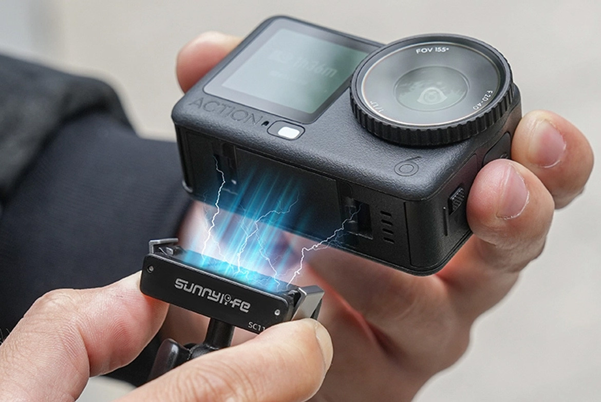 Sunnylife магнитен адаптер с Ball-Joint за DJI Osmo Nano / Action 6