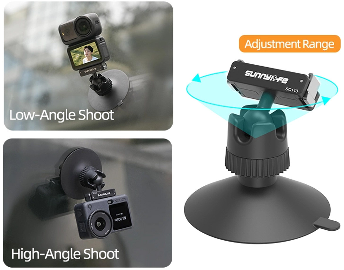 Sunnylife магнитен адаптер с Ball-Joint за DJI Osmo Nano / Action 6